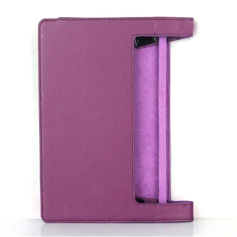 Lychee Texture PU Leather Protector Cover for Lenovo Yoga Tab 3 10 (10.1-inch) - Purple-2