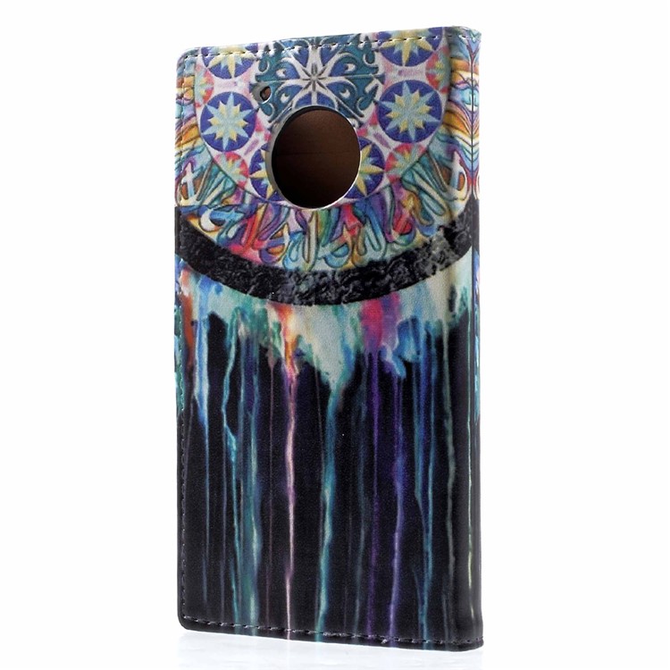 Pattern Printing Leather Folio Magnetic Case for Motorola Moto G5 - Dream Catcher-3