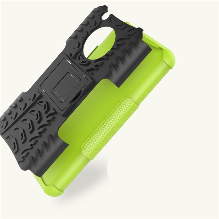 Cool Tire Pattern Kickstand Hybrid PC + TPU Shell Case for Motorola Moto G5 Plus - Green-3