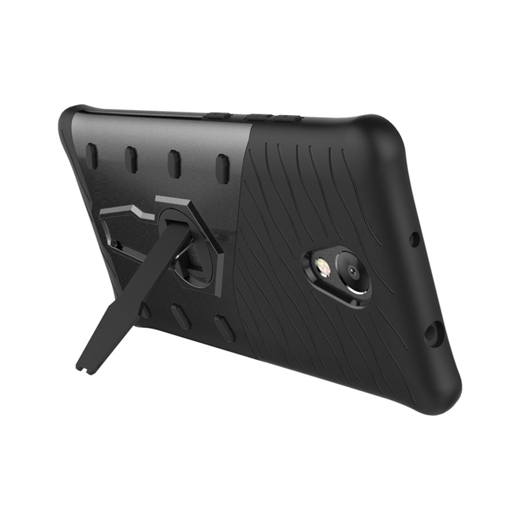 360-Degree Rotary Kickstand Armor PC + TPU Combo Case for Lenovo P2 - Grey-7