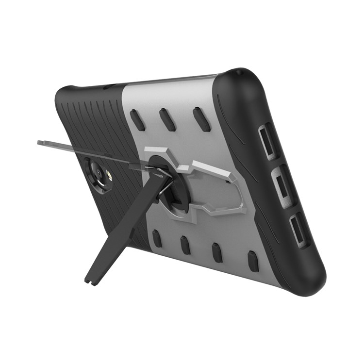 Armor Hybrid PC + TPU 360-Degree Rotary Kickstand Mobile Cover for Lenovo P2 - Silver-5