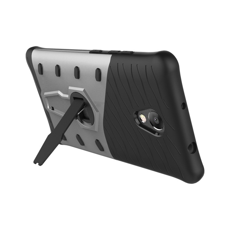 Armor Hybrid PC + TPU 360-Degree Rotary Kickstand Mobile Cover for Lenovo P2 - Silver-7