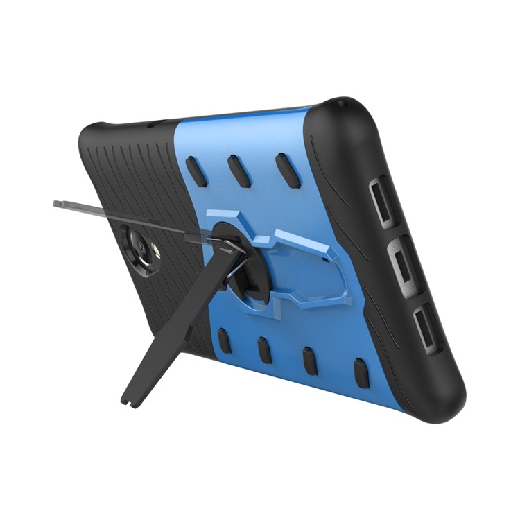 Armor PC + TPU Smartphone Case with 360-Degree Rotary Kickstand for Lenovo P2 - Blue-5