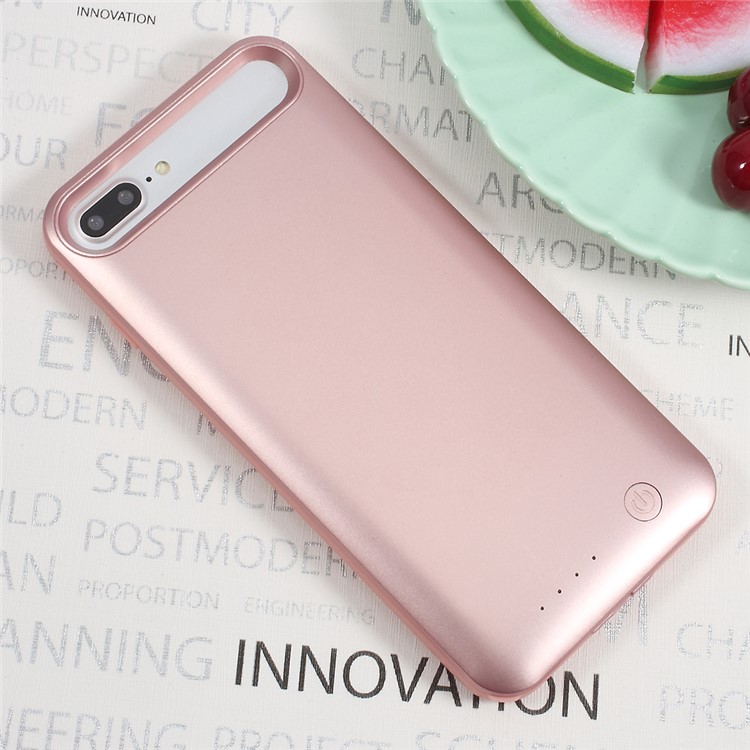 IFANS MFI Certified 4000mAh External Backup Battery Pack Power Bank Charger Case for iPhone 7 Plus / iPhone 7 Plus (PRODUCT)RED Special Edition - Rose Gold-3