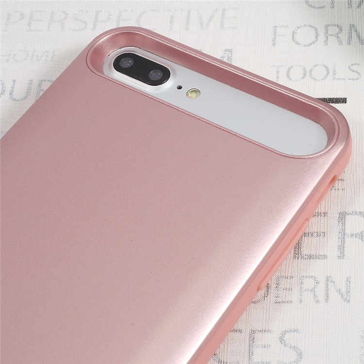 IFANS MFI Certified 4000mAh External Backup Battery Pack Power Bank Charger Case for iPhone 7 Plus / iPhone 7 Plus (PRODUCT)RED Special Edition - Rose Gold-5