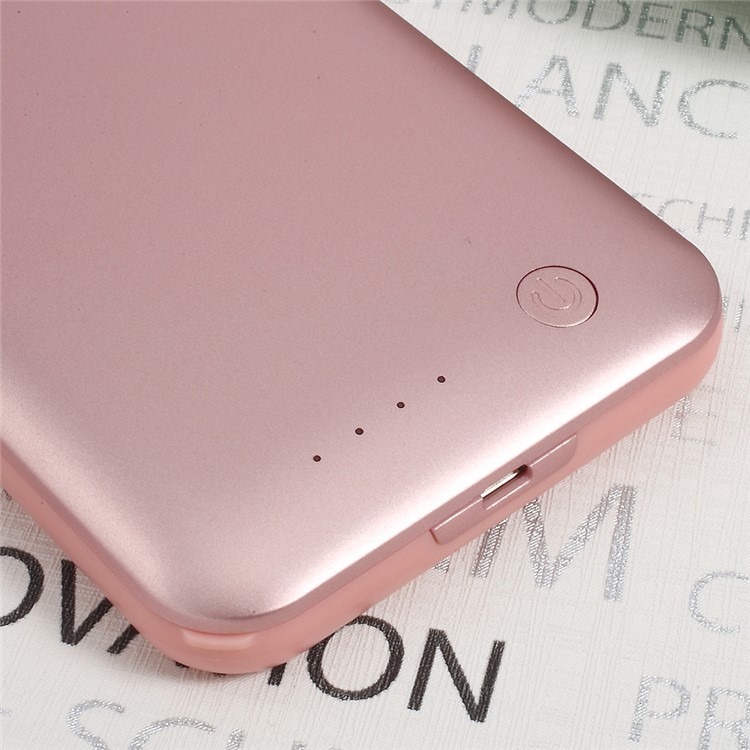 IFANS MFI Certified 4000mAh External Backup Battery Pack Power Bank Charger Case for iPhone 7 Plus / iPhone 7 Plus (PRODUCT)RED Special Edition - Rose Gold-6