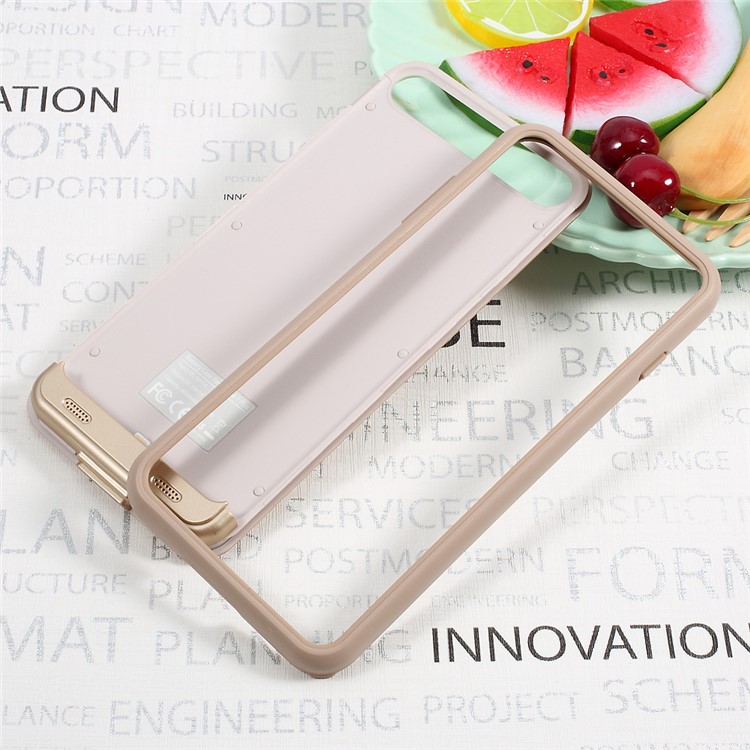IFANS MFI Certified 4000mAh Portable Charger Case External Battery Power Bank for iPhone 7 Plus / iPhone 7 Plus (PRODUCT)RED Special Edition - Gold-3