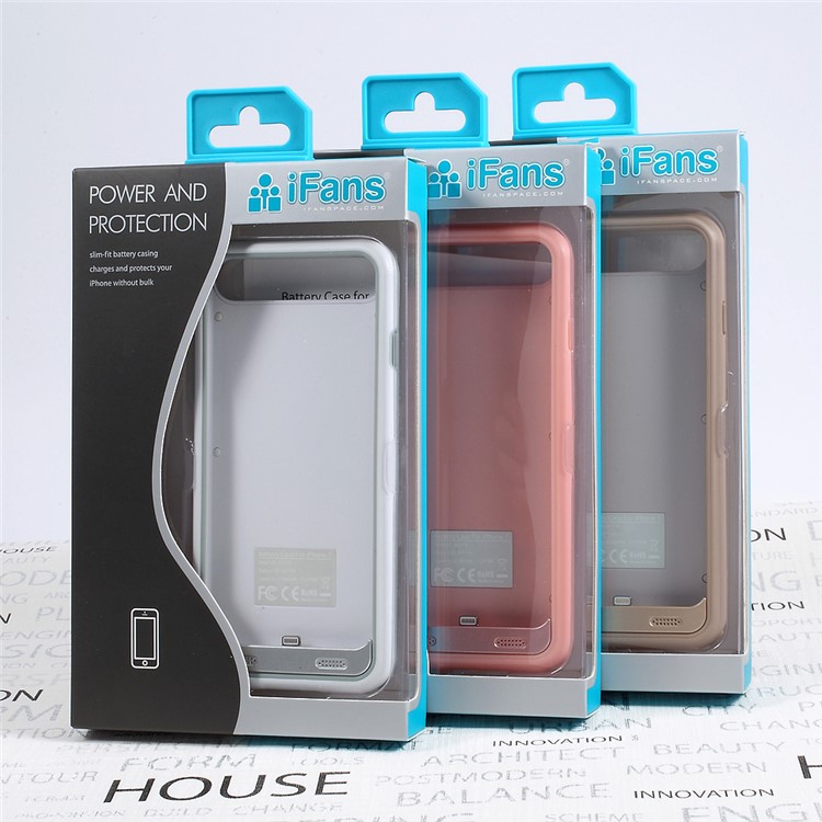 IFANS MFI Certified 3100mAh Extended Rechargeable Battery Case for iPhone 7 / iPhone 7 (PRODUCT)RED Special Edition - Gold-8