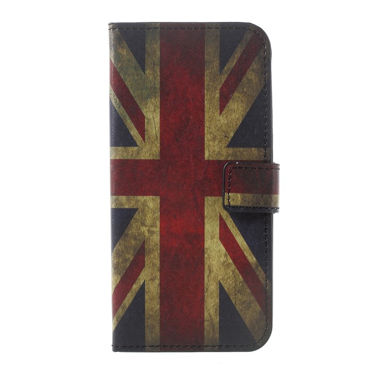 Printing Pattern Leather Wallet Cover for Motorola Moto G5 Plus - Retro UK Flag-1