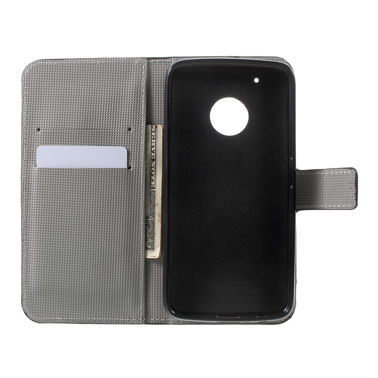 Printing Pattern Leather Wallet Cover for Motorola Moto G5 Plus - Retro UK Flag-6