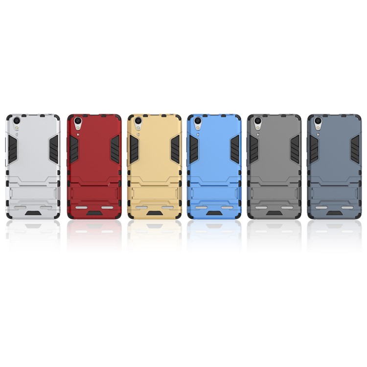 Cool Guard PC TPU Hybrid Case for Lenovo A6000/A6000 Plus/ A6010/A6010 Plus /K3 Music Lemon - Silver-3
