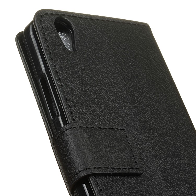 PU Leather Stand Wallet Phone Case for Lenovo Lemon K10 (K10e70) - Black-4