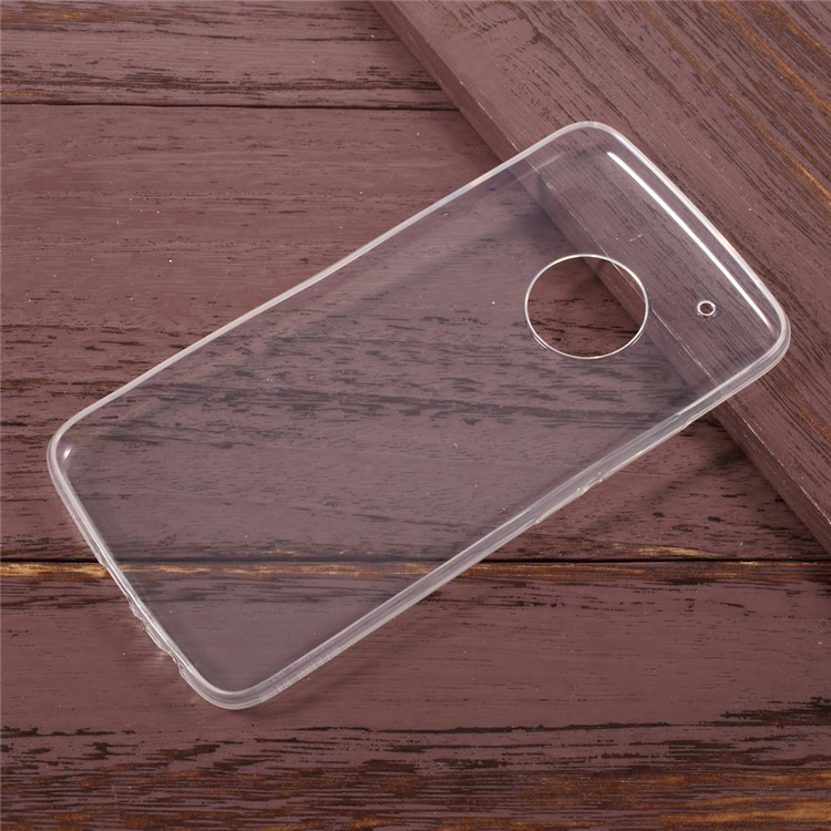 Ultrathin Clear Soft TPU Cell Phone Case for Motorola Moto G5 Plus - Transparent-2