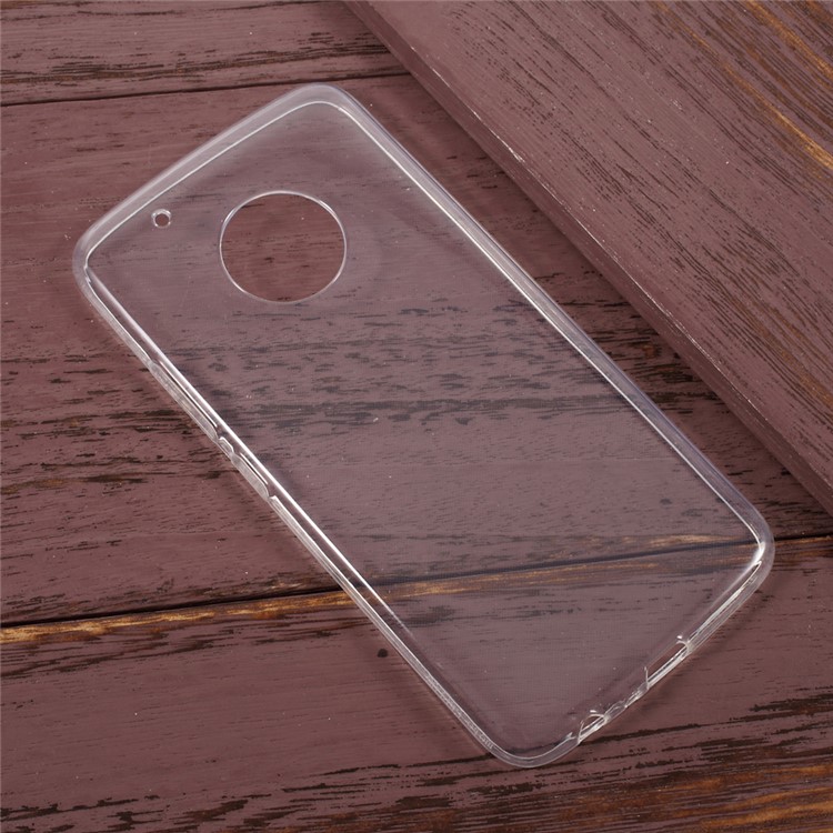 Ultrathin Clear Soft TPU Cell Phone Case for Motorola Moto G5 Plus - Transparent-3
