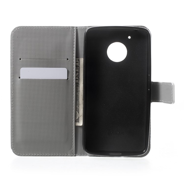 Patterned Wallet Leather Stand Cell Phone Case for Motorola Moto G5 - Palettes Sweet Street-5