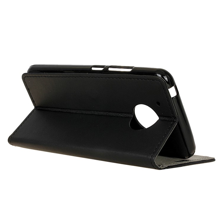 Wallet Leather Stand Case for Motorola Moto G5 - Black-7
