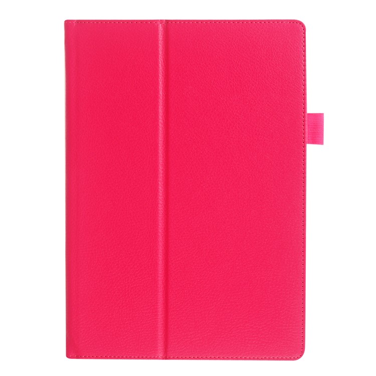 For Lenovo Tab 3 10 Plus Flip Stand Leather Tablet Case Litchi Grain - Rose-4