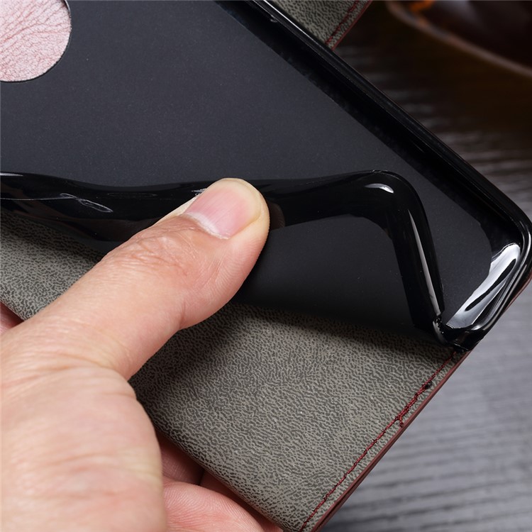 Crazy Horse Wallet Leather Stand Case for Motorola Moto G5 - Brown-11