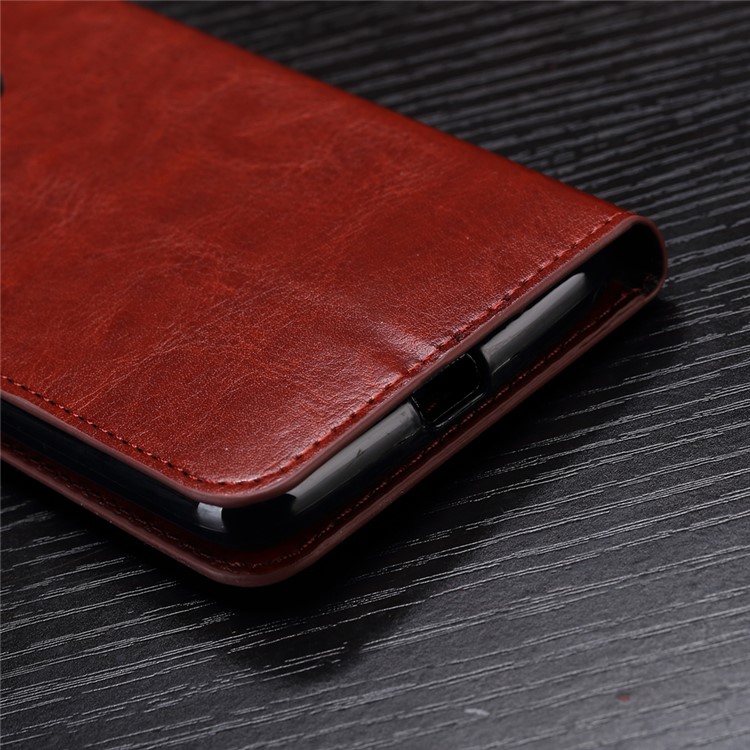 Crazy Horse Wallet Leather Stand Case for Motorola Moto G5 - Brown-5