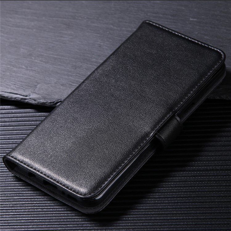 Genuine Split Wallet Leather Protection Cell Phone Case for Motorola Moto G5 Plus - Black-9