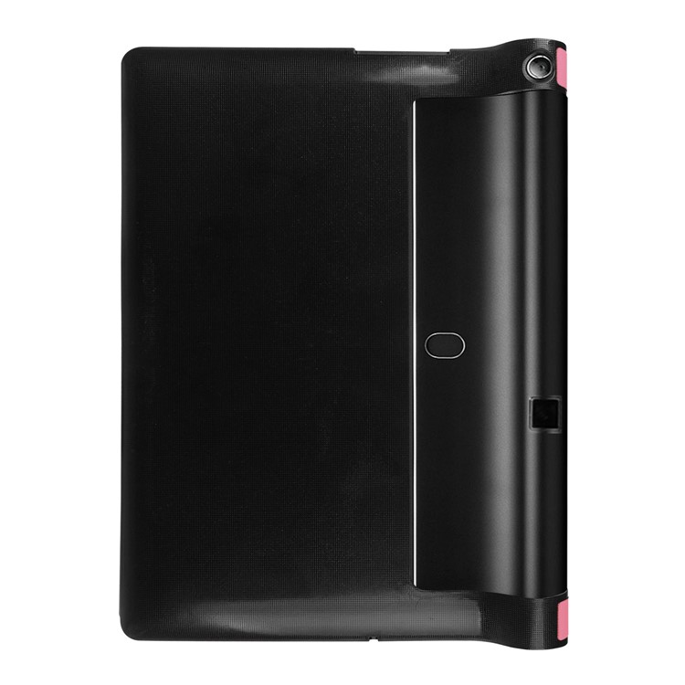 Stand Leather Flip Shell for Lenovo Yoga Tab 3 10.0 Plus / 10.0 Pro X90 - Pink-3