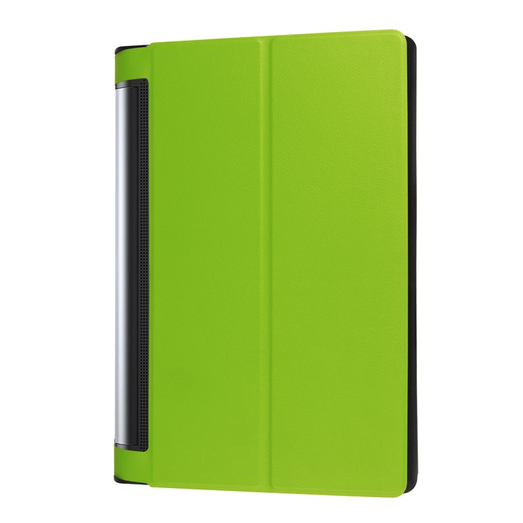 PU Leather Stand Case for Lenovo Yoga Tab 3 10.0 Plus / 10.0 Pro X90 - Green-4