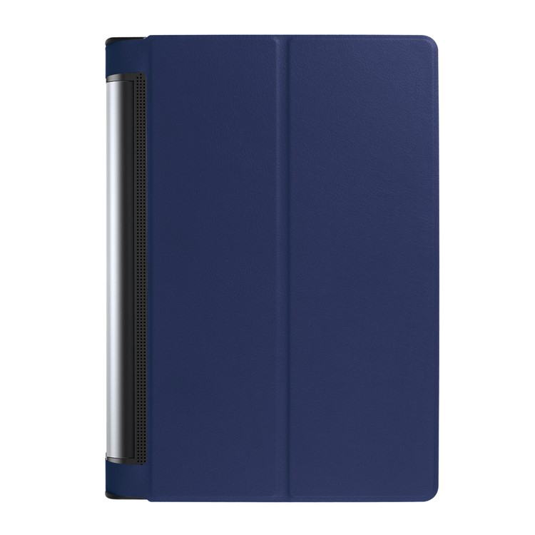 Stand Leather Protective Shell for Lenovo Yoga Tab 3 10.0 Plus / 10.0 Pro X90 - Dark Blue-2