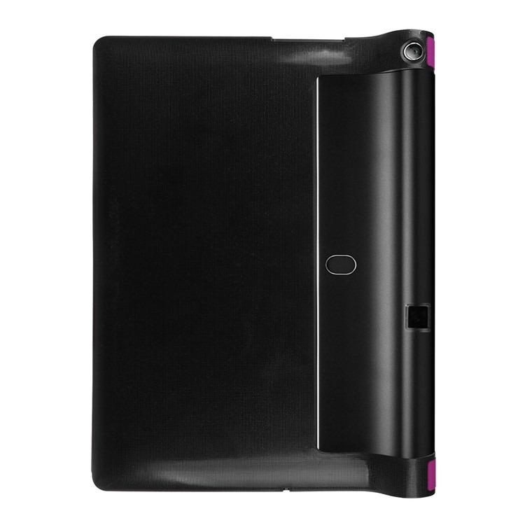 Stand Leather Protective Cover Case for Lenovo Yoga Tab 3 10.0 Plus / 10.0 Pro X90 - Purple-3