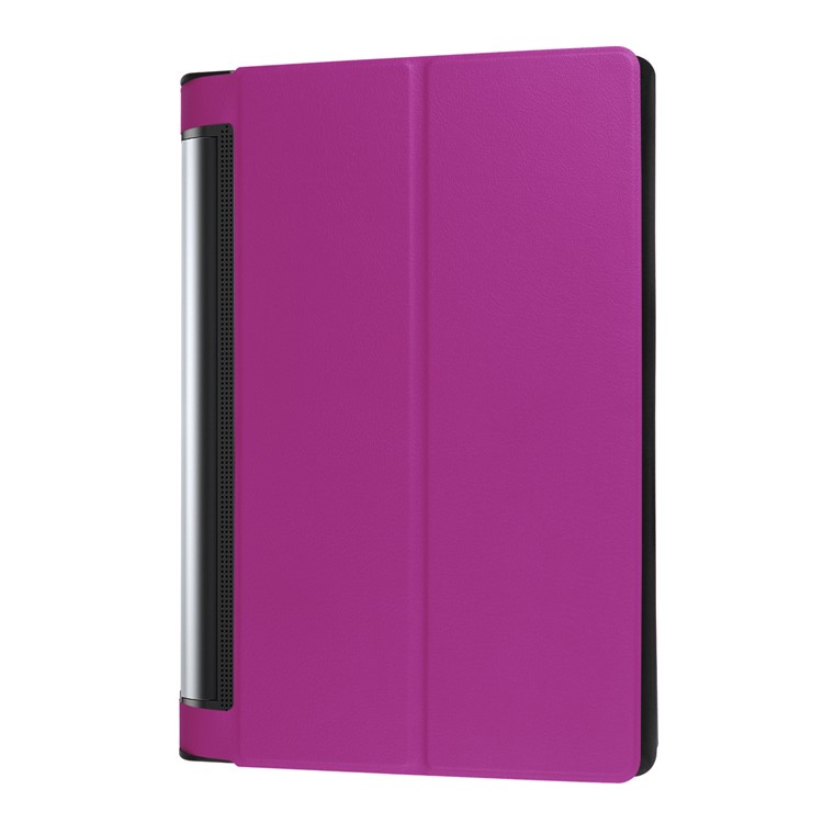 Stand Leather Protective Cover Case for Lenovo Yoga Tab 3 10.0 Plus / 10.0 Pro X90 - Purple-4