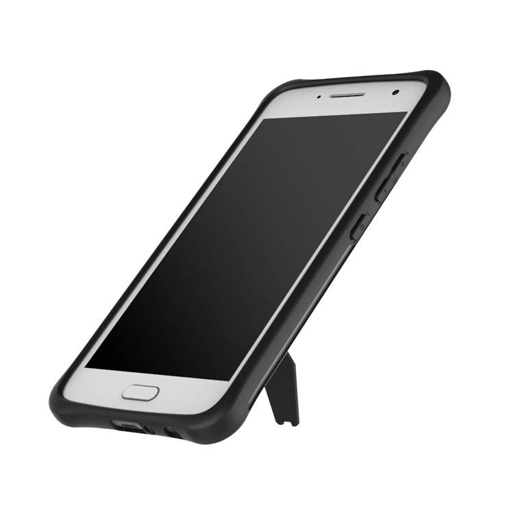 Armor PC + TPU Hybrid Case with Kickstand for Motorola Moto G5 Plus (2017) - Grey-17