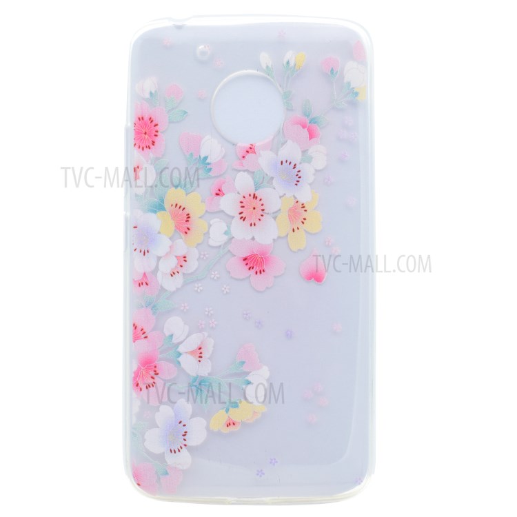Pattern Printing TPU Case for Motorola Moto G5 Plus - Flowers Pattern-1