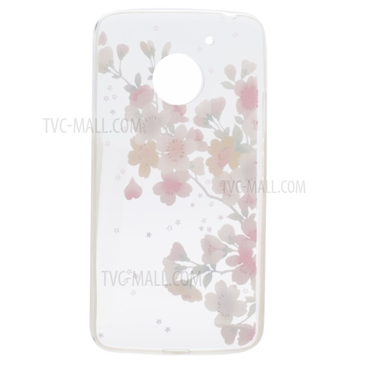 Pattern Printing TPU Case for Motorola Moto G5 Plus - Flowers Pattern-2