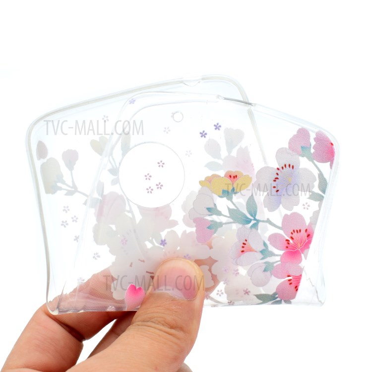Pattern Printing TPU Case for Motorola Moto G5 Plus - Flowers Pattern-5