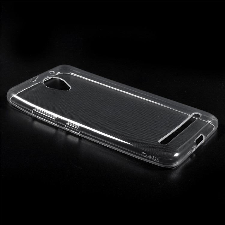 Ultra Thin Soft TPU Mobile Phone Back Case for Lenovo Vibe C2 - Transparent-2