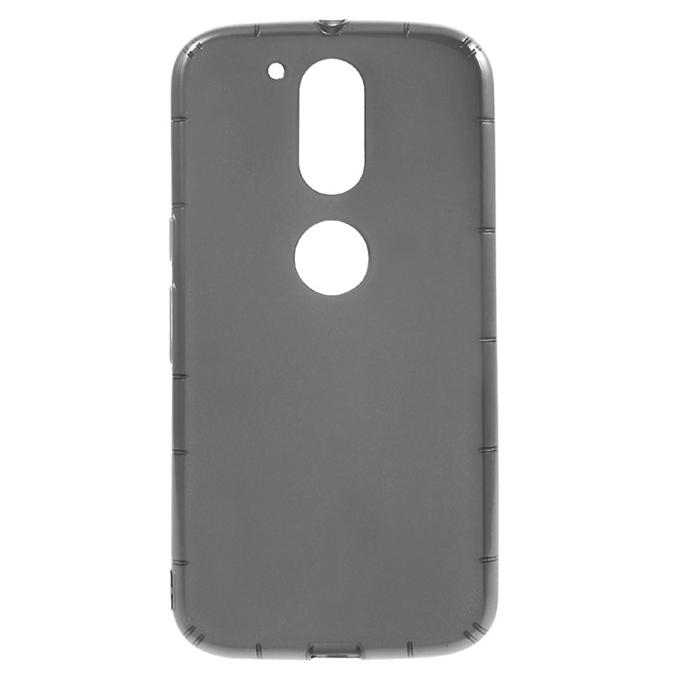 Drop-proof Gel TPU Cell Phone Casing for Motorola Moto G4 / G4 Plus - Grey-1