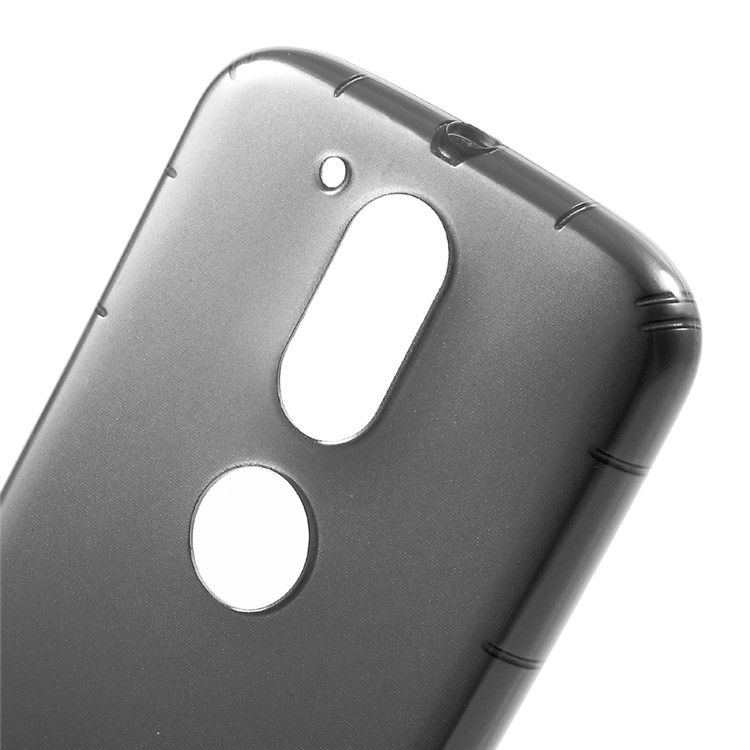 Drop-proof Gel TPU Cell Phone Casing for Motorola Moto G4 / G4 Plus - Grey-4