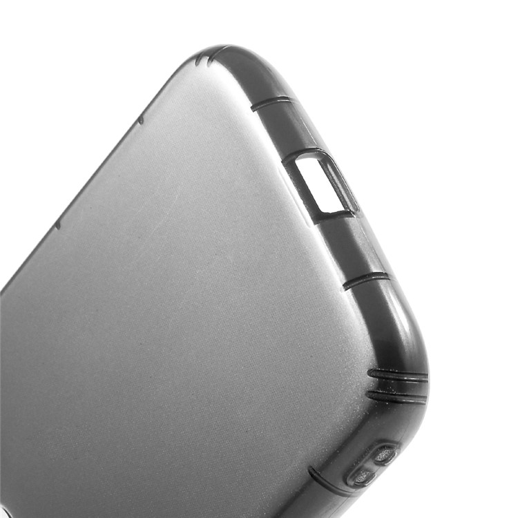 Drop-proof Gel TPU Cell Phone Casing for Motorola Moto G4 / G4 Plus - Grey-6
