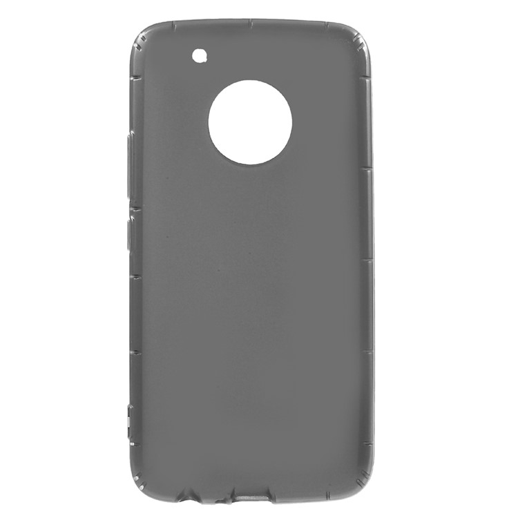 Drop-Proof Soft TPU Mobile Casing for Motorola Moto G5 Plus - Grey-1