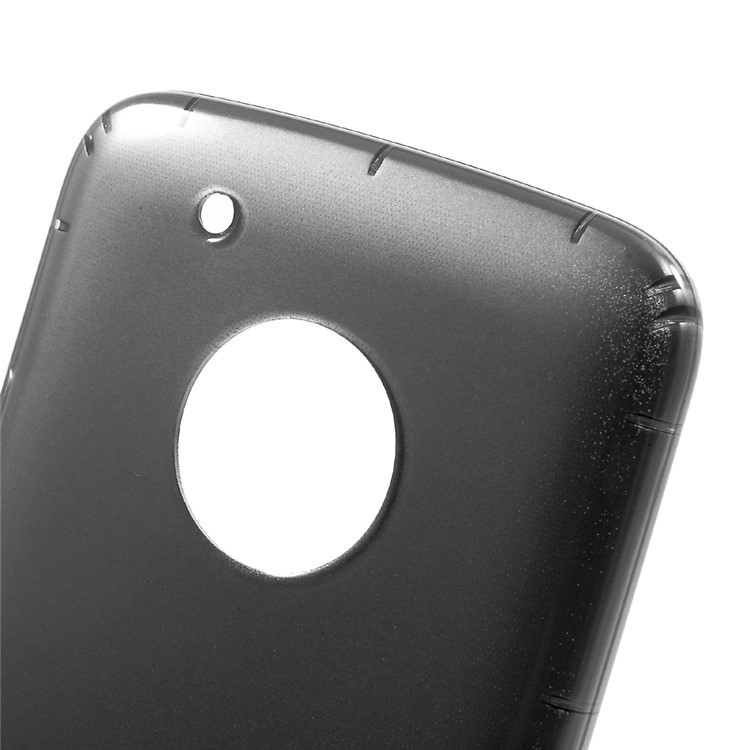 Drop-Proof Soft TPU Mobile Casing for Motorola Moto G5 Plus - Grey-4