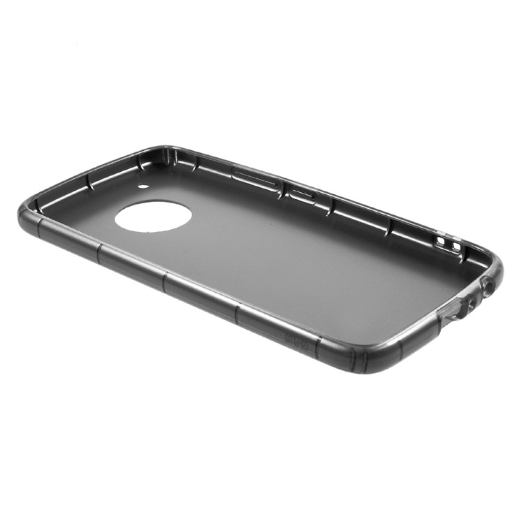 Drop-Proof Soft TPU Mobile Casing for Motorola Moto G5 Plus - Grey-6