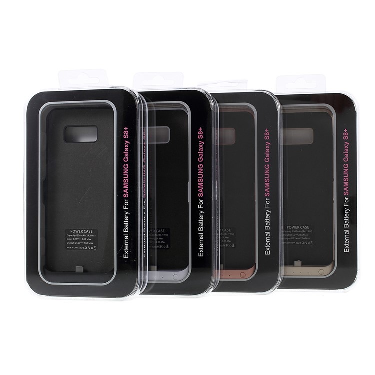 5500mAh External Battery Charger Cover with USB Output & Kickstand for Samsung Galaxy S8 G950 - Black-10