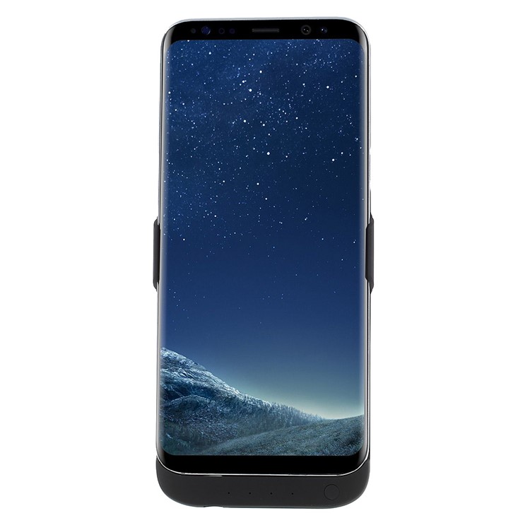 5500mAh External Battery Charger Cover with USB Output & Kickstand for Samsung Galaxy S8 G950 - Black-3