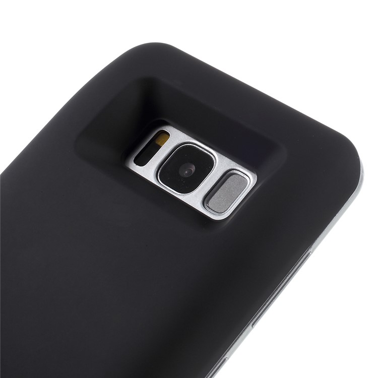 5500mAh External Battery Charger Cover with USB Output & Kickstand for Samsung Galaxy S8 G950 - Black-4