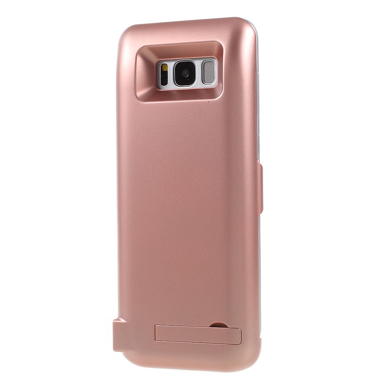 

5500mAh Battery Charger Case External Backup Power Bank for Samsung S8 G950 - Rose Gold