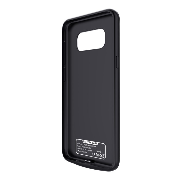 For Samsung Galaxy S8 Plus G955 External Battery Charger Case 5500mAh (CE/FCC) - Black-14