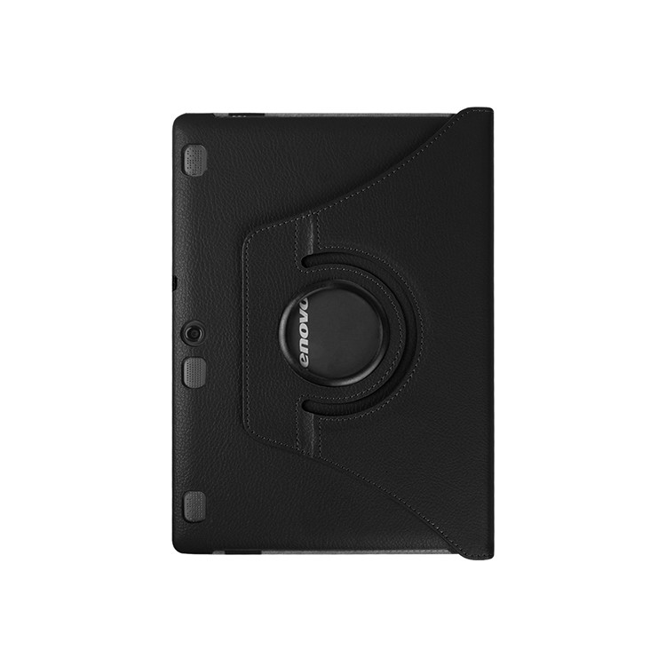 Litchi Texture Rotary Stand Leather Case for Lenovo Tab 3 10 Plus Tablet - Black-3