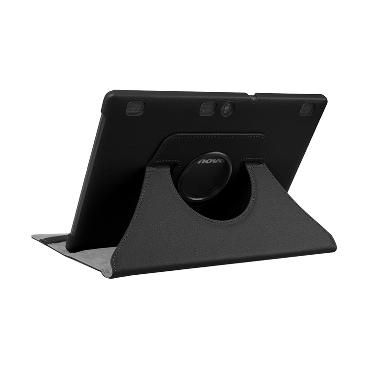 Litchi Texture Rotary Stand Leather Case for Lenovo Tab 3 10 Plus Tablet - Black-5