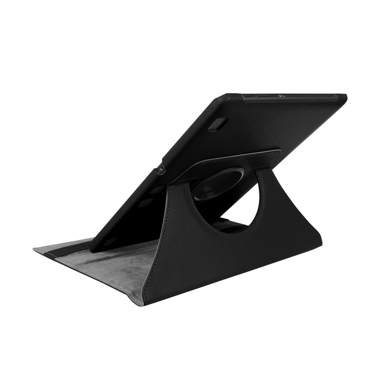 Litchi Texture Rotary Stand Leather Case for Lenovo Tab 3 10 Plus Tablet - Black-7