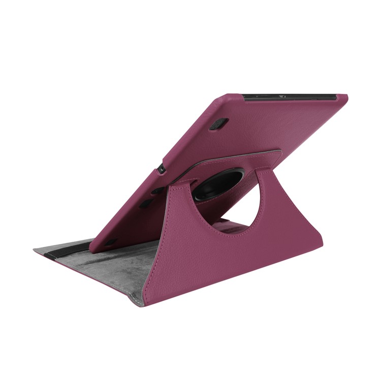 Litchi Texture Rotary Stand Leather Flip Case for Lenovo Tab 3 10 Plus Tablet - Purple-7