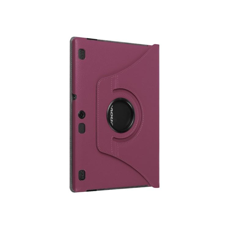 Litchi Texture Rotary Stand Leather Flip Case for Lenovo Tab 3 10 Plus Tablet - Purple-8